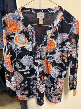 CHICO's Lined Top - Size 0P